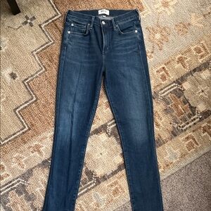 Agolde Dark Blue Skinny Jeans